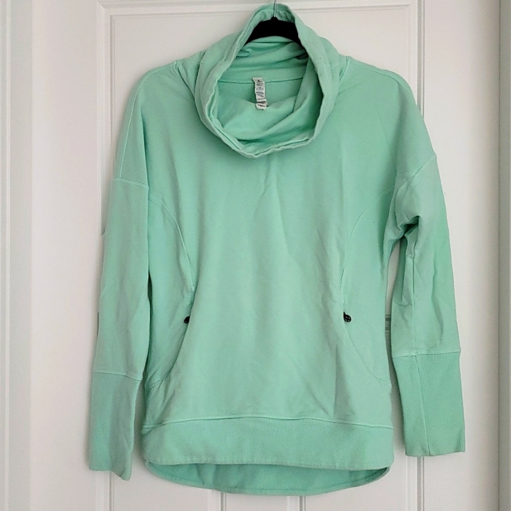 Lululemon Mint Cowl Neck Sweater